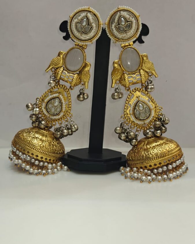 Fushion long Jhumka - Image 2