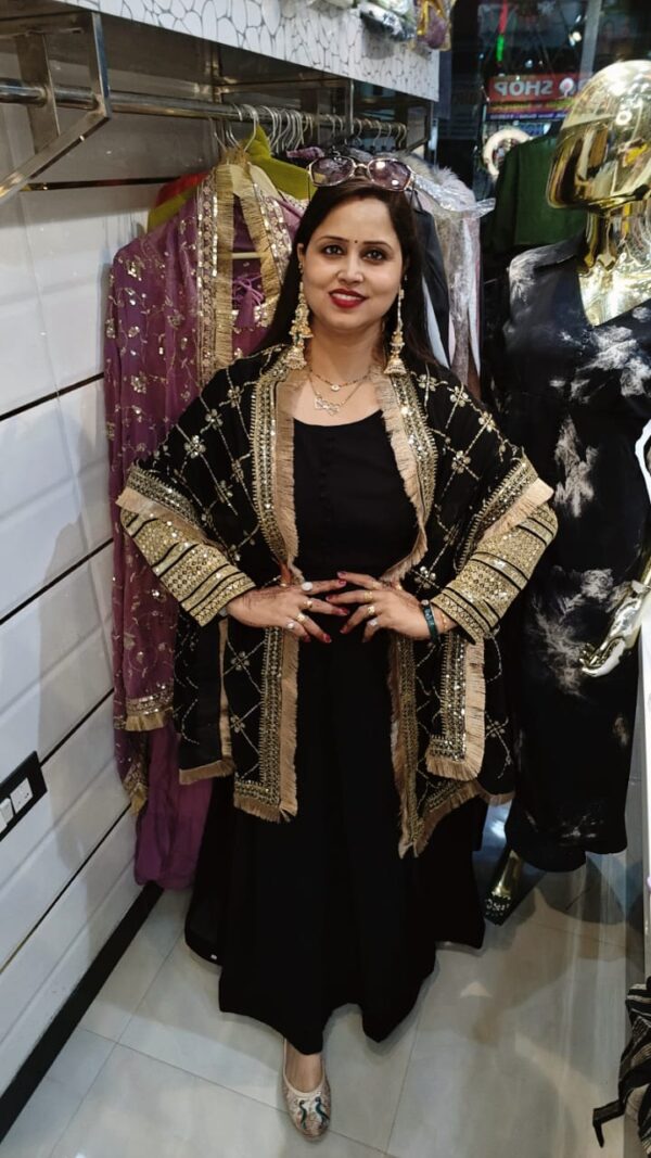Anarkali With Heavy Embroidery Dupatta