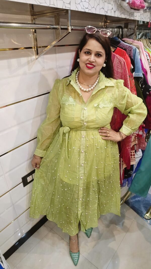 Tissu imported dress With detachable inner