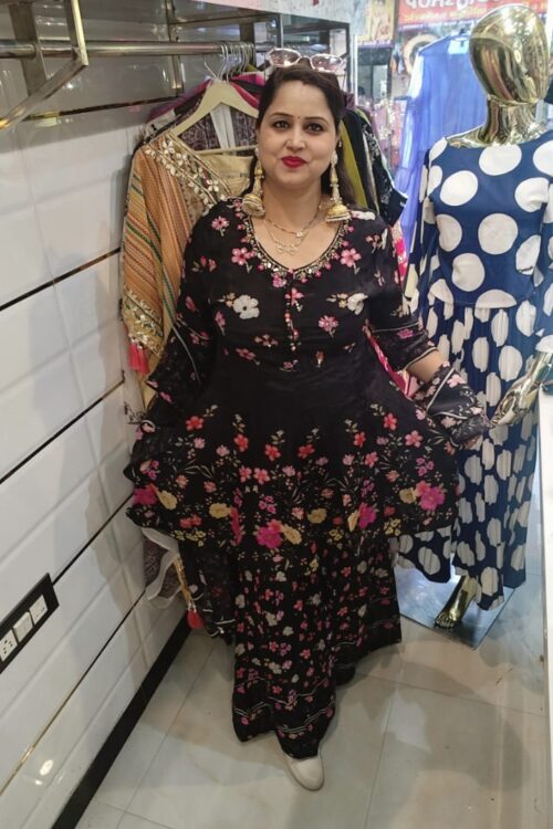 Party wear Paplum three pec