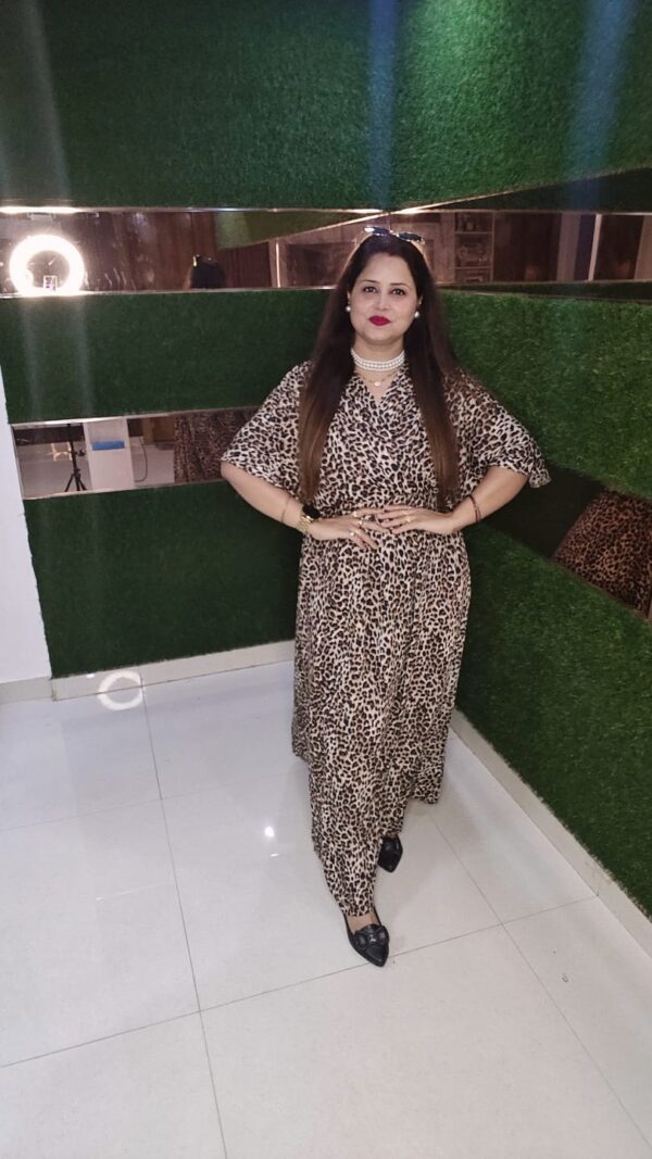 Imported Tiger Print Dress