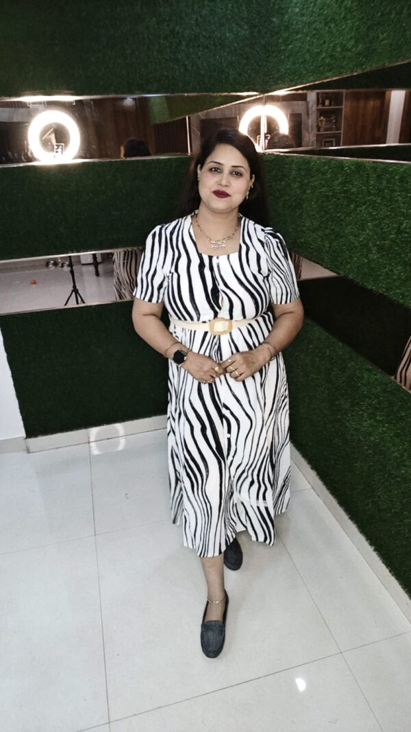 Cotton Dress With Belt