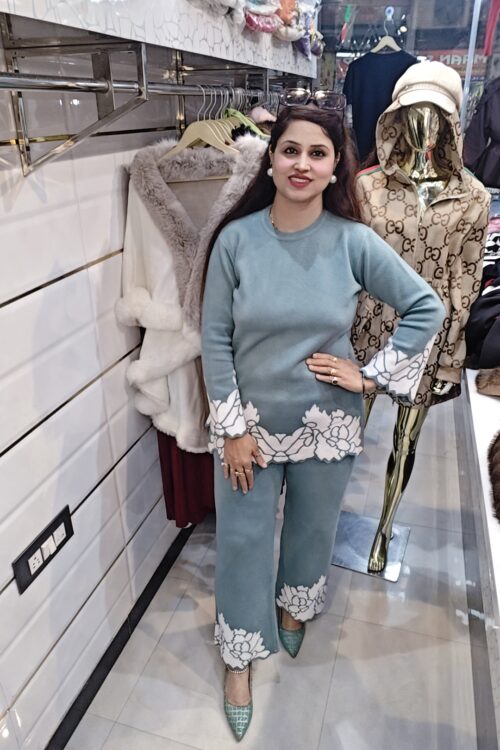 Soft knitted cordset